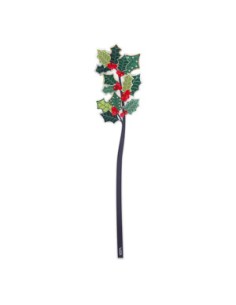 Vesta Home - Fiore Pungitopo Grande Kit 6 Pz·rosso·12,8 X 55,3 H Th. 5 Mm 2