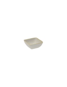 Rose e Tulipani·rose & Tulipani - Linea ''concerto" Grigio Perla Ciotolina Quadrata 8 Cm - stoneware