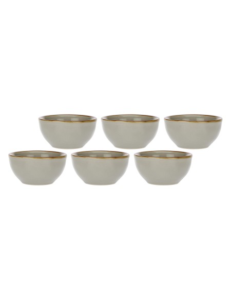 Rose e Tulipani·rose & Tulipani - Linea ''concerto" Grigio Perla Ciotolina 7 Cm - stoneware