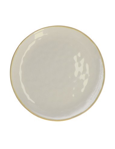Rose e Tulipani·rose & Tulipani - Linea ''concerto" Grigio Perla Vassoio Rotondo 32 Cm - stoneware