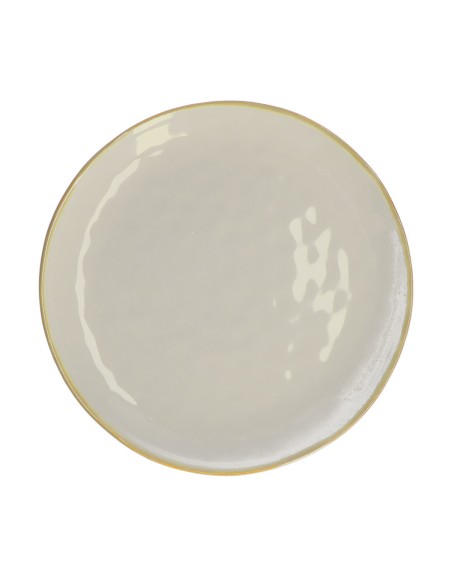 Rose e Tulipani·rose & Tulipani - Linea ''concerto" Grigio Perla Vassoio Rotondo 32 Cm - stoneware