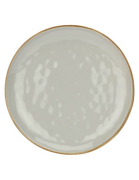Rose e Tulipani·rose & Tulipani - Linea ''concerto" Grigio Perla Vassoio Rotondo 32 Cm - stoneware