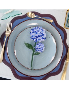 Vesta Home - Bomboniera - Ortensia Kit 6 Pz·blu·10,6 X 21 H Th. 3 Mm 2