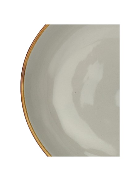 Rose e Tulipani·rose & Tulipani - Linea ''concerto" Grigio Perla Piatto Fondo 21 Cm