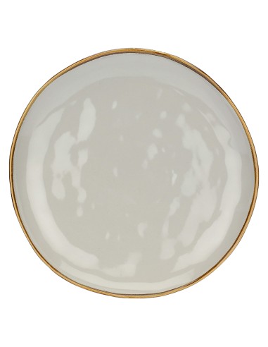 Rose e Tulipani·rose & Tulipani - Linea ''concerto" Grigio Perla Piatto Piano 27 Cm - stoneware