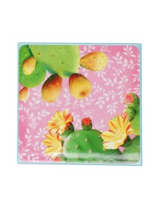 Rose e Tulipani·country Life Sottopentola Fichi D'india 20x20 Cm in Gift Box 2