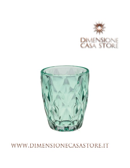 Rose e Tulipani·rose & Tulipani - Bicchiere D8 H10 Cm Turquoise Diamond