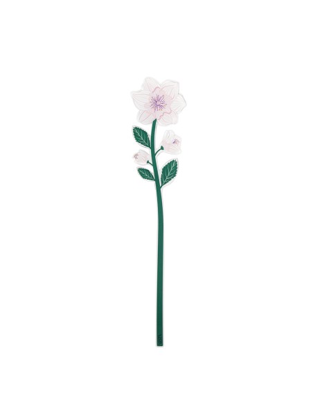 Vesta Home - Fiore Rosa Selvatica Piccola Kit 6 Pz·bianco·8,1 X 38,3 H Th. 5 Mm