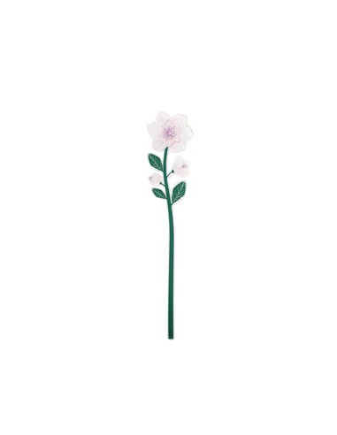 Vesta Home - Fiore Rosa Selvatica Piccola Kit 6 Pz·bianco·8,1 X 38,3 H Th. 5 Mm