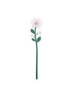 Vesta Home - Fiore Rosa Selvatica Grande Kit 6 Pz·bianco·11,7 X 55,2 H Th. 5 Mm 2