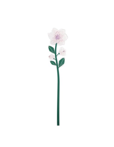 Vesta Home - Fiore Rosa Selvatica Grande Kit 6 Pz·bianco·11,7 X 55,2 H Th. 5 Mm