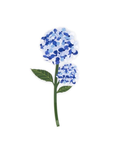 Vesta Home - Fiore Bomboniera Singolo Ortensia Blu·blu·10,6 X 21 H Th. 3 Mm