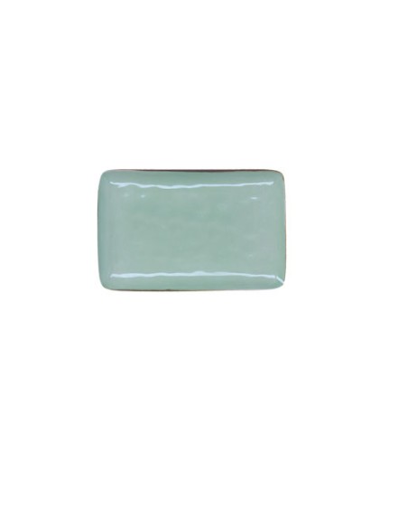 Rose e Tulipani·rose & Tulipani - Linea ''concerto" Tè Verde Vassoio Rettangolare 20 X 13 Cm - stoneware