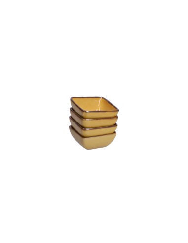 Rose e Tulipani·concerto Ocra Ciot Quad 8 Cm·8x8 Cm·stoneware