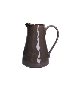 Rose e Tulipani - Brocca 1700cc Linea ''concerto Grigio Tortora'' - stoneware