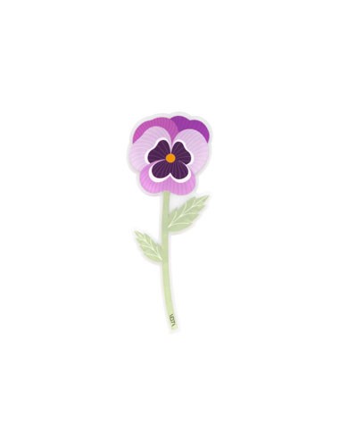 Vesta Home - Bomboniera - Panse' Kit 6 Pz·viola·7,8 X 20 H Th. 3 Mm