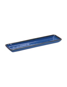 Rose e Tulipani·concerto Blu Avio Vass Rett 32x8·32x8 Cm·stoneware