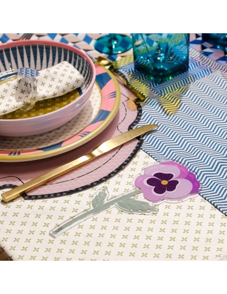 Vesta Home - Bomboniera - Panse' Kit 6 Pz·viola·7,8 X 20 H Th. 3 Mm