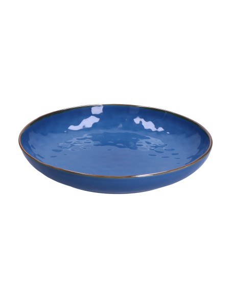 Rose e Tulipani - Gourmet Bowl Ø 30 Cm Linea ''concerto Blu Avio'' - stoneware