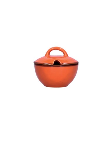 Rose e Tulipani·rose & Tulipani - Linea ''concerto" Arancione Zuccheriera 250 Cc Ø 11 Cm - stoneware