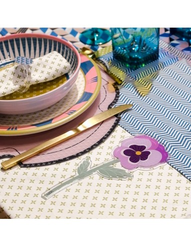 Vesta Home - Bomboniera - Panse' Kit 6 Pz·viola·7,8 X 20 H Th. 3 Mm