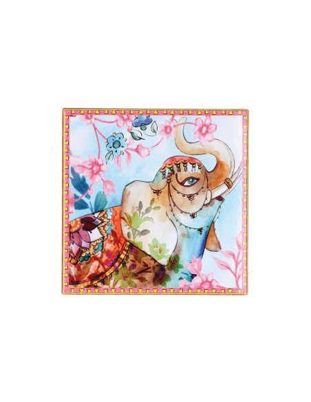 Rose e Tulipani·rose & Tulipani - Sottopentola Elefante Circus 20x20 Cm
