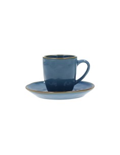 Rose e Tulipani·concerto Blu Avio Taz Caffe' C/p·90 Cc·stoneware 2
