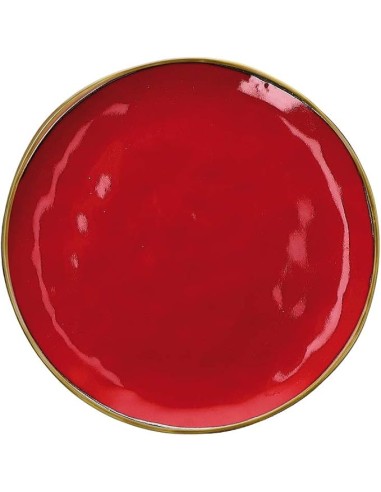 Rose e Tulipani·concerto Rosso Fuoco Piatto Frutta Cm 20