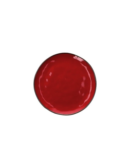 Rose e Tulipani·concerto Rosso Fuoco Piatto Frutta Cm 20