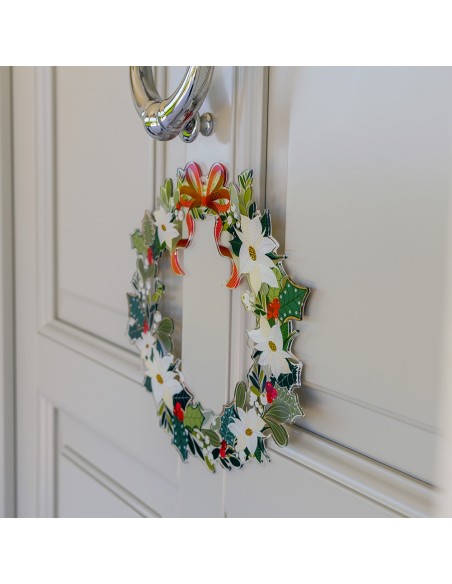 Vesta Home - Happy Welcome - Ghirlanda Piccola Bianca·bianco·29,9 X 28,8 H Cm Th. 5 Mm