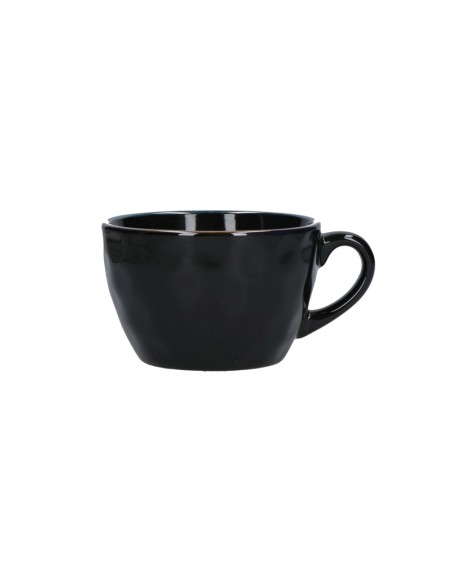 Rose e Tulipani·concerto Nero Tazza Colazione 420 Cc