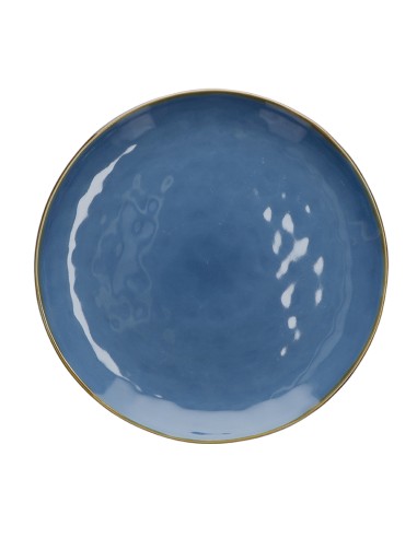 Rose e Tulipani·concerto Blu Avio Vass Rot 32 Cm·ø 32 Cm·stoneware Ø 32 Cm