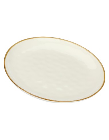 Rose e Tulipani·concerto Avorio Vass Rot 32 Cm·ø 32 Cm·stoneware Ø 32 Cm