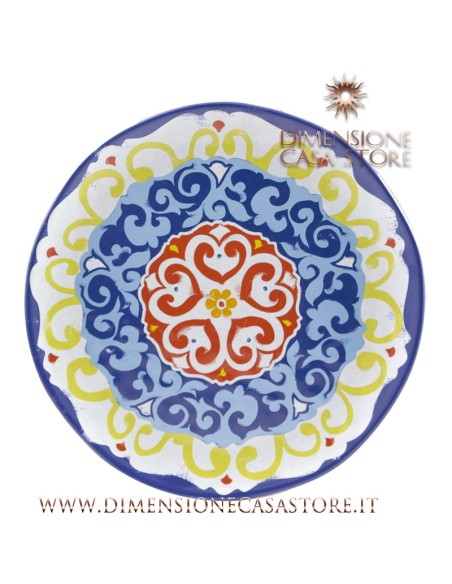 Rose e Tulipani·vassoio Rotondo 100% Melamina Diametro Cm 42 Nador
