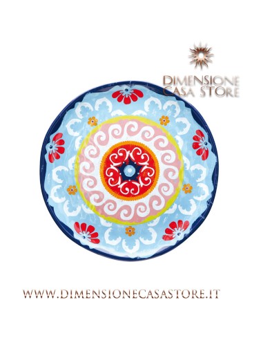 Rose e Tulipani·vassoio Rotondo 100% Melamina Diameter Cm 32 Nador