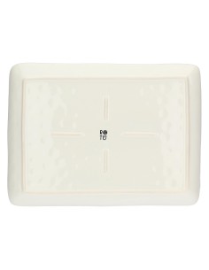 Rose e Tulipani·concerto Avorio Vas Rett 36x26,5·36x26,6 Cm·stoneware 2