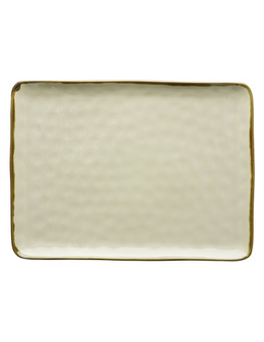 Rose e Tulipani·concerto Avorio Vas Rett 36x26,5·36x26,6 Cm·stoneware