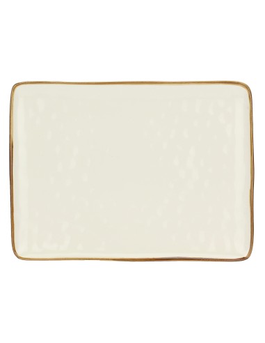 Rose e Tulipani·concerto Avorio Vas Rett 36x26,5·36x26,6 Cm·stoneware