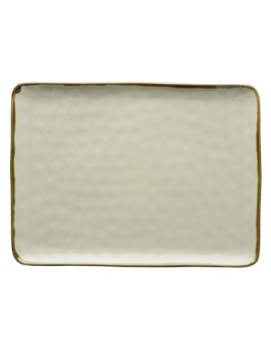 Rose e Tulipani·concerto Avorio Vas Rett 36x26,5·36x26,6 Cm·stoneware