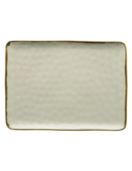 Rose e Tulipani·concerto Avorio Vas Rett 36x26,5·36x26,6 Cm·stoneware