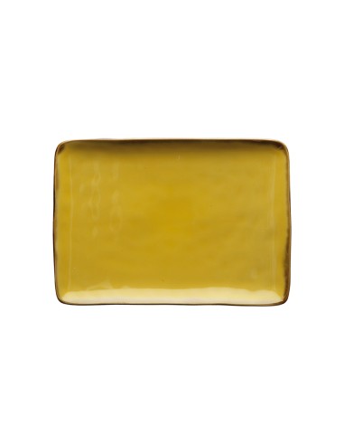 Rose e Tulipani·concerto Ocra Vass Rett 27x19·27x19 Cm·stoneware