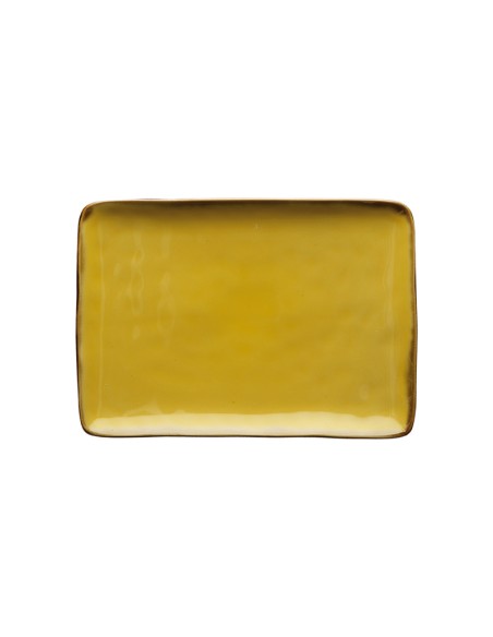 Rose e Tulipani·concerto Ocra Vass Rett 27x19·27x19 Cm·stoneware