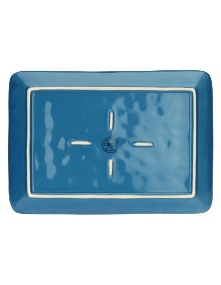Rose e Tulipani·concerto Blu Avio Vass Rett 27x19·27x19 Cm·stoneware
