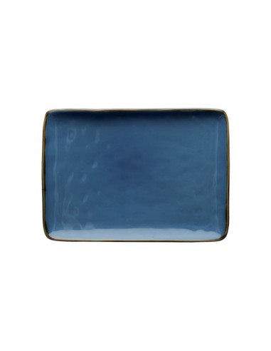 Rose e Tulipani·concerto Blu Avio Vass Rett 27x19·27x19 Cm·stoneware