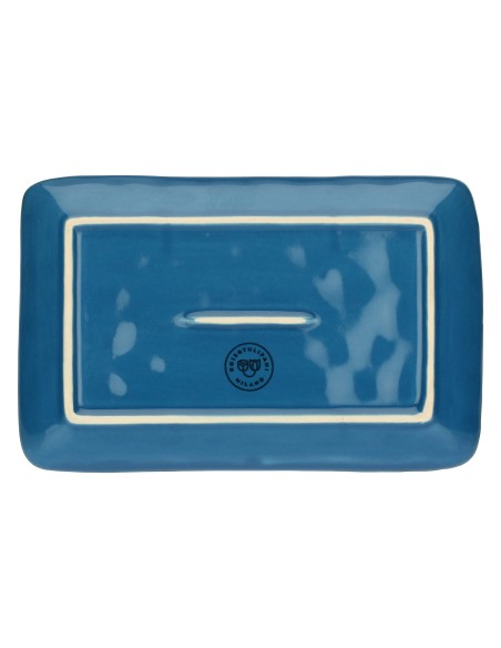 Rose e Tulipani·concerto Blu Avio Vass Rett 20x13·20x13 Cm·stoneware
