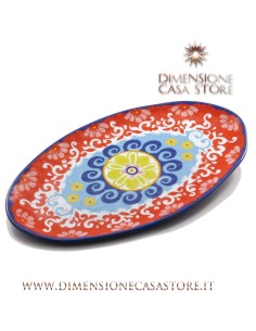 Rose e Tulipani·vassoio Ovale 100% Melamina Cm 52x30 Nador 2
