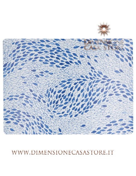 Rose e Tulipani·tovaglietta Blue in Polipropilene Blue