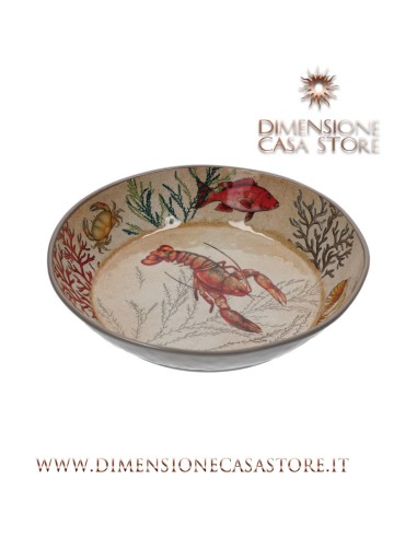 Rose e Tulipani· Sea Life Spaghettiera ·ø 37 Cm·melamina