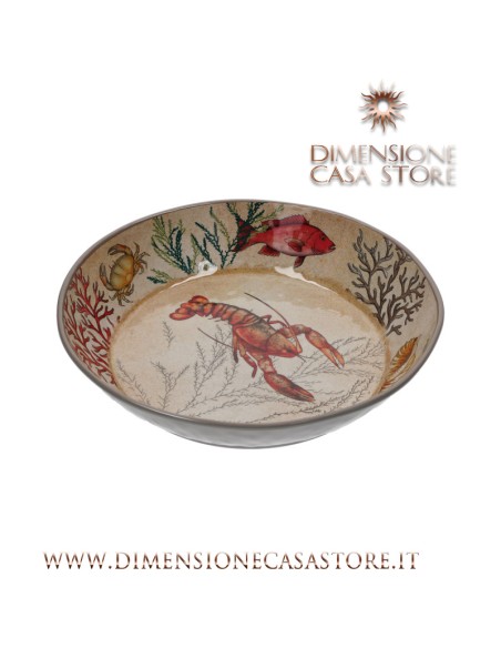 Rose e Tulipani· Sea Life Spaghettiera ·ø 37 Cm·melamina