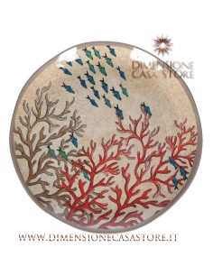 Rose e Tulipani· Sea Life Set 2 Piatti Piani·ø 27 Cm·in Gift Box - melamina
